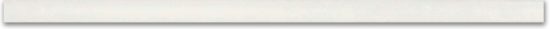 White 0.5X12 Demi Bullnose | Quality Carpet Inc.