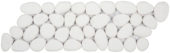 White Reconstituted Pebble Mosaic Interlocking Border | Quality Carpet Inc.