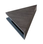Ashen Slate Shower Shelf 14.56x7.12x2 | Quality Carpet Inc.