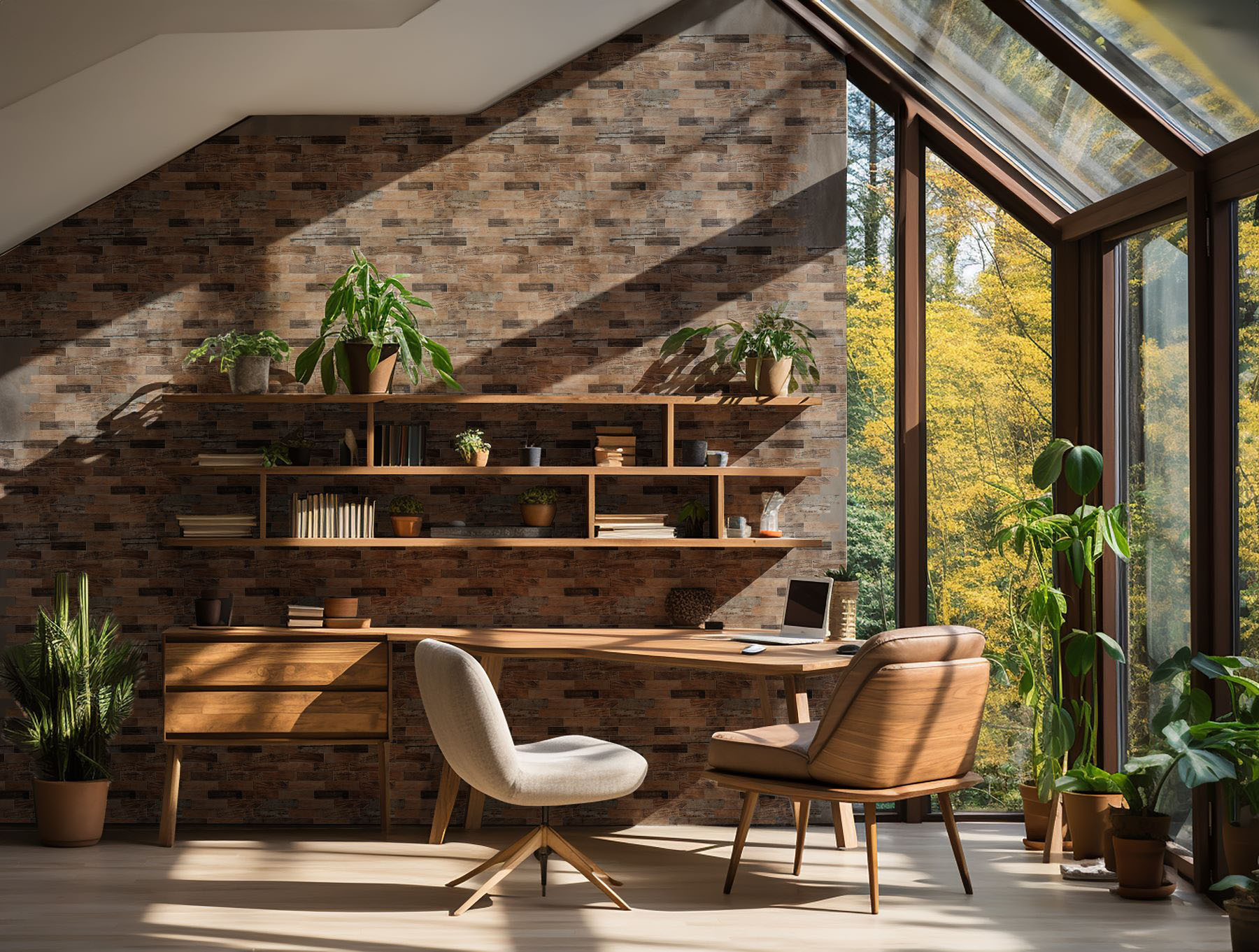 Beige Brown Mix Wood | Quality Carpet Inc.