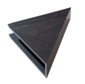 Black Ice Shower Shelf 14.56x7.12x2 | Quality Carpet Inc.