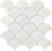 Crystal White Marble Scale Polished | Quality Carpet Inc.