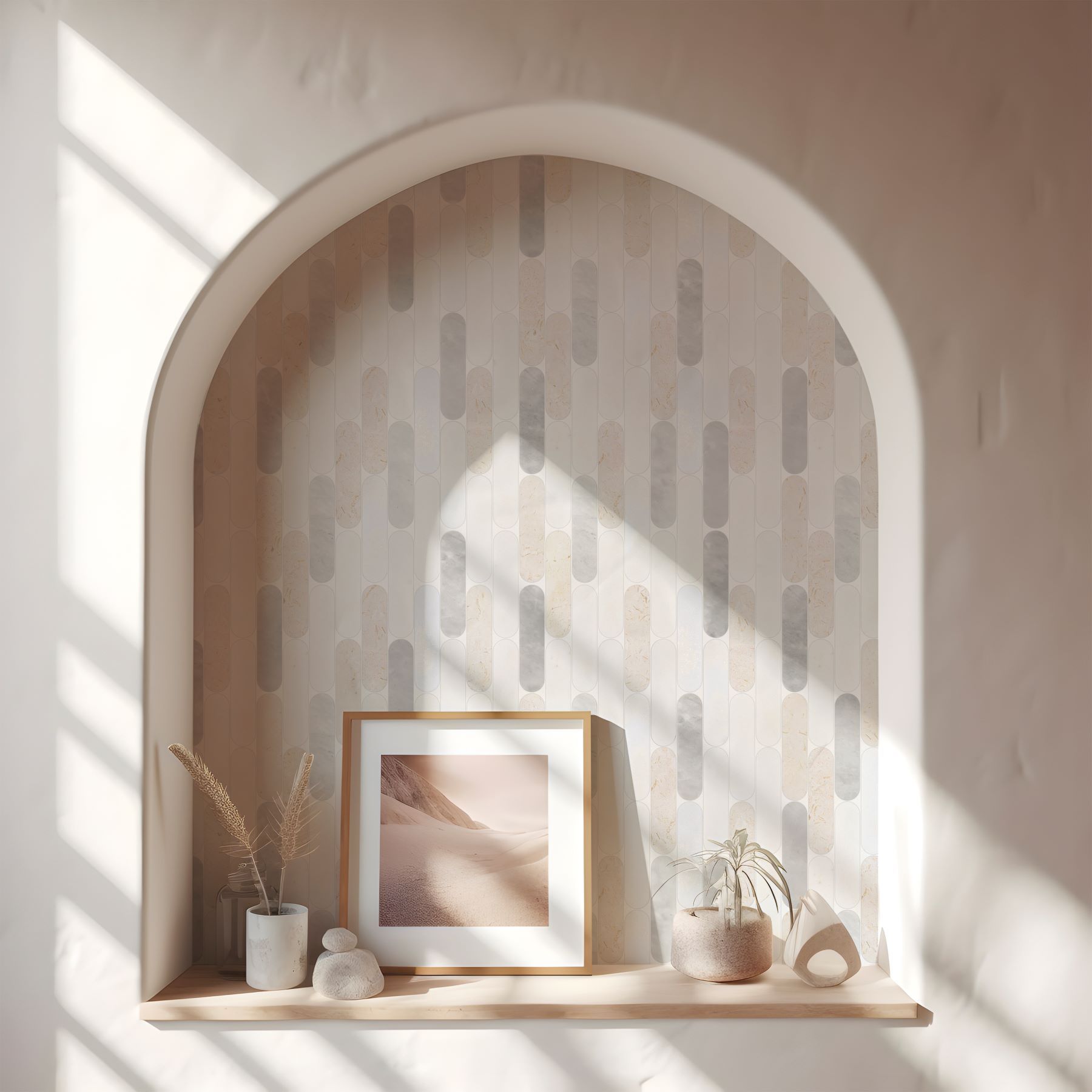 Elongated Round White | Quality Carpet Inc.