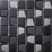Glass 2"x2" Grey Mix Mosaic | Quality Carpet Inc.