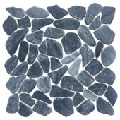 Mini Opus Matte Grey Mix Marble Stone Interlocking | Quality Carpet Inc.