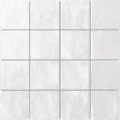 Zellige Glazed Ceramic White 3"x3" Mosaic | Quality Carpet Inc.