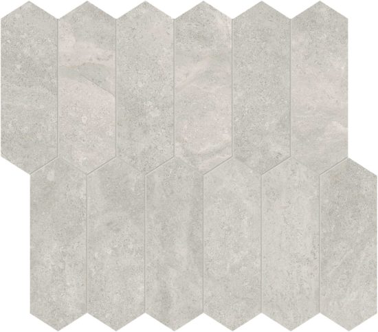 Anciano Grigio 2x6 Picket Mosaic