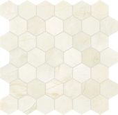 Avorio Crema 2 Hexagon Mosaic | Quality Carpet Inc.