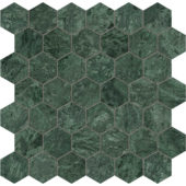 Diosa Verde 2 Hexagon Mosaic | Quality Carpet Inc.