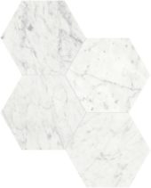 Eterna Bianco 6 Polished Hexagon Mosaic | Quality Carpet Inc.