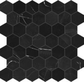 Galaxia Nero 2 Hexagon Mosaic | Quality Carpet Inc.