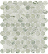 Moscato Argento 1.25 Penny Round Mosaic | Quality Carpet Inc.
