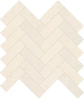 Serene Ivory 1.25x4 Herringbone Mosaic | Quality Carpet Inc.