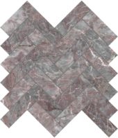 Sereno Burgundy 1.25x4 Herringbone Mosaic | Quality Carpet Inc.