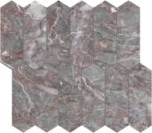 Sereno Burgundy 2x6 Picket Mosaic | Quality Carpet Inc.