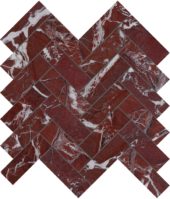 Tuscano Rosso 1.25x4 Herringbone Mosaic | Quality Carpet Inc.
