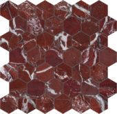 Tuscano Rosso 2 Hexagon Mosaic | Quality Carpet Inc.