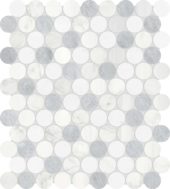 Utopio 1.25 Penny Round Polar Mosaic | Quality Carpet Inc.
