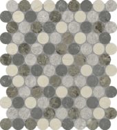 Utopio 1.25  Penny Round Terra  Mosaic | Quality Carpet Inc.