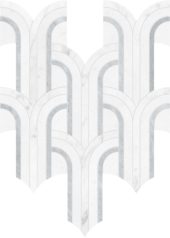 Utopio Florence Dove Stone Mosaic | Quality Carpet Inc.