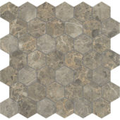 Velutto Ash 2 Hexagon Mosaic | Quality Carpet Inc.