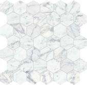 Virtue Bianco 2 Hexagon Mosaic | Quality Carpet Inc.