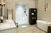 Carrara Marble Gloss Shower Wall Kit 32x60x94 | Quality Carpet Inc.
