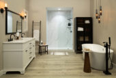 Carrara Marble Gloss Shower Wall Kit 36x60x94 | Quality Carpet Inc.