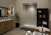 Drift Sand Gloss Shower Wall Kit 30x60x94 | Quality Carpet Inc.