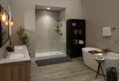 Drift Sand Gloss Shower Wall Kit 32x60x94 | Quality Carpet Inc.