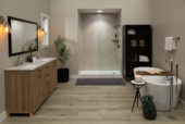 Drift Sand Gloss Shower Wall Kit 36x60x94 | Quality Carpet Inc.