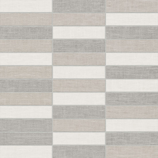 Fabrika 1X4 Stacked Mosaic Light Matte | Quality Carpet Inc.