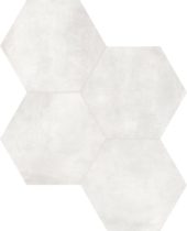 Form 7" Hexagon Ivory | Quality Carpet Inc.