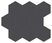 Monoforma 4" Hex Shilhouette Silk | Quality Carpet Inc.