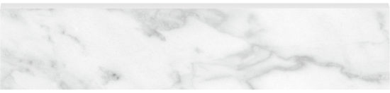 Plata 3x12 Carrara Abisso Bullnose Matte