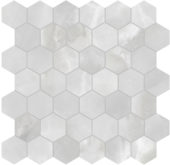 Plata Onyx Crystallo 2 Hexagon Matte | Quality Carpet Inc.