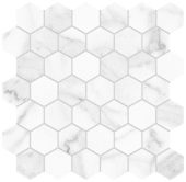 Royal Stoneworks 2" Grandvein White Hex | Quality Carpet Inc.