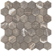 Royal Stoneworks 2" Regal Brown Marble Hex | Quality Carpet Inc.
