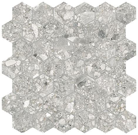 Royal Stoneworks 2" Regal Fossil Vein Hex