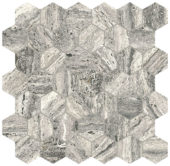 Royal Stoneworks 2" Regal Grey Vein Hex | Quality Carpet Inc.