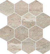 Saturnia 3x3 Hex Navona Matte | Quality Carpet Inc.