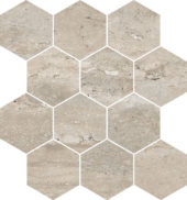 Saturnia 3x3 Hex Navona Matte | Quality Carpet Inc.