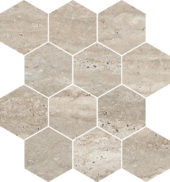 Saturnia 3x3 Hex Navona Matte | Quality Carpet Inc.