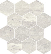 Saturnia 3x3 Hex Roman Matte | Quality Carpet Inc.