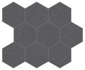 Serena 4" Hex Flint | Quality Carpet Inc.