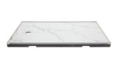 Shower Pan 32x60 Bianco Marble | Quality Carpet Inc.