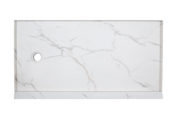 Shower Pan 36x60 Bianco Marble | Quality Carpet Inc.