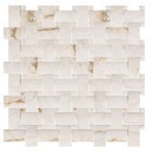 Treasure II Perfect Calacatta 1x2 Basketweave | Quality Carpet Inc.